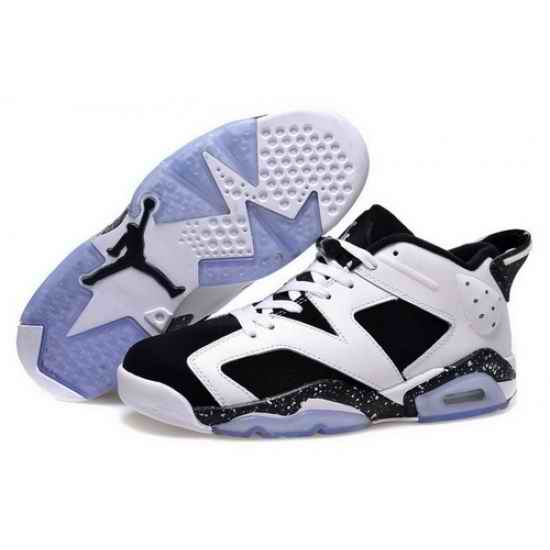 Air Jordan 6 Shoes 2015 Mens Low White Black